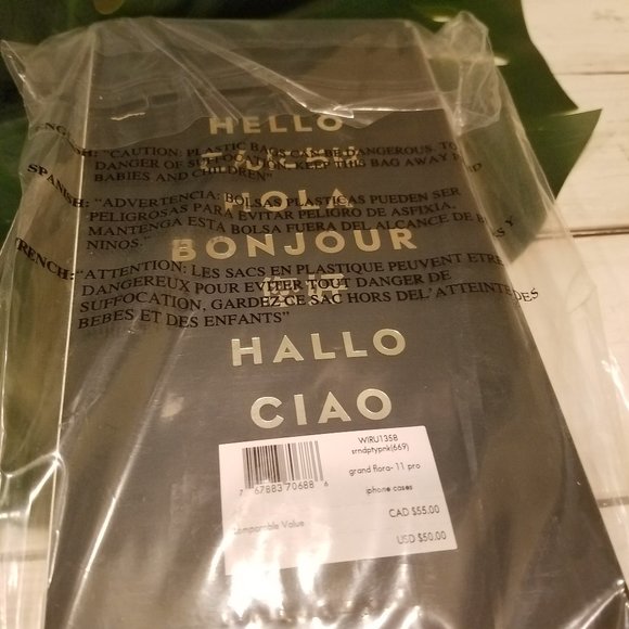 Kate Spade Grand Flora 11 Pro Iphone Cases New - Picture 4 of 7